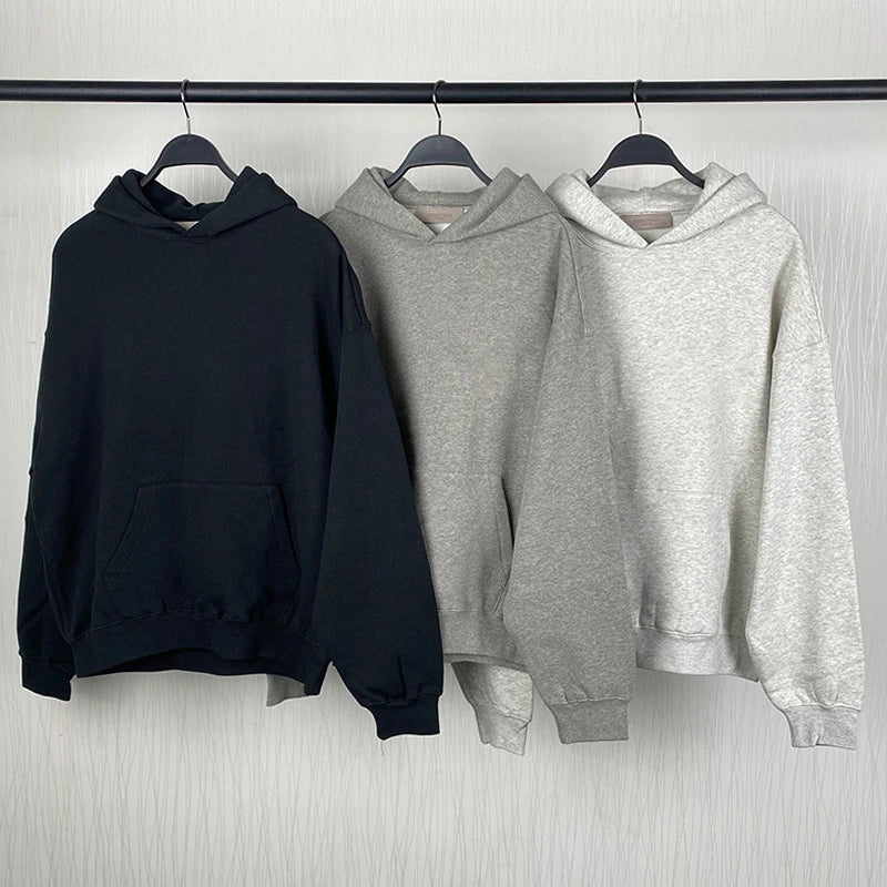 Top Quality Clothing Manufacturer Hoddie Custom Ess Essentials Hoodie Men and Pants Gym Tracksuit Sweatpants Jogger Set Ropa