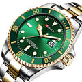 Men's Quartz Watch Classic Stainless Steel Strap Casual Business Style 40mm Black Gold Dial 3Bar Waterproof Series Watches reloj